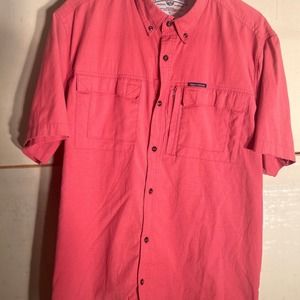Field & Stream Salmon Performance Fishing Button Down Shirt Men's XL